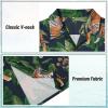 imageFunny Hawaiian Shirts for Men Short Sleeve Fun Beach Shirts Mens Casual Button Down Summer Vacation WearTiger Rainforest