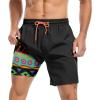 imageAmerican Trends Mens Beach Shorts with Compression Liner 7quot Quick Dry Swimming Trunks Swimwear Boardshorts