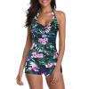 imageAmerican Trends womens MonokiniRed Green Print