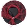 imageAmerican Trends Halloween Witch Hats for Women Adult Lace Kids Witch Hat Halloween Costume AccessoriesLace Dark Red