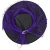 imageAmerican Trends Halloween Witch Hats for Women Adult Lace Kids Witch Hat Halloween Costume AccessoriesLace Purple