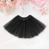 imageTutu for Girls4 Layers Tulle Puffy Skirt Ballet Skirt Princess Dress Up for Toddler KidsBlack