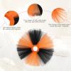 imageTutu for Girls4 Layers Tulle Puffy Skirt Ballet Skirt Princess Dress Up for Toddler KidsBlack and Orange