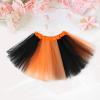 imageTutu for Girls4 Layers Tulle Puffy Skirt Ballet Skirt Princess Dress Up for Toddler KidsBlack and Orange
