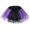 imageTutu for Girls4 Layers Tulle Puffy Skirt Ballet Skirt Princess Dress Up for Toddler KidsBlack and Purple