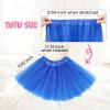 imageTutu for Girls4 Layers Tulle Puffy Skirt Ballet Skirt Princess Dress Up for Toddler KidsBlue