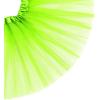 imageTutu for Girls4 Layers Tulle Puffy Skirt Ballet Skirt Princess Dress Up for Toddler KidsBright Green