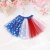 imageTutu for Girls4 Layers Tulle Puffy Skirt Ballet Skirt Princess Dress Up for Toddler KidsFlag