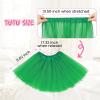 imageTutu for Girls4 Layers Tulle Puffy Skirt Ballet Skirt Princess Dress Up for Toddler KidsGreen
