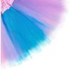 imageTutu for Girls4 Layers Tulle Puffy Skirt Ballet Skirt Princess Dress Up for Toddler KidsPink Purple and Blue