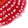 imageTutu for Girls4 Layers Tulle Puffy Skirt Ballet Skirt Princess Dress Up for Toddler KidsRed White Polka Dots