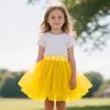 imageTutu for Girls4 Layers Tulle Puffy Skirt Ballet Skirt Princess Dress Up for Toddler KidsYellow