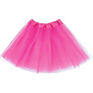 imageTutu for Girls4 Layers Tulle Puffy Skirt Ballet Skirt Princess Dress Up for Toddler KidsHot Pink