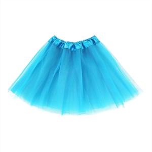 imageTutu for Girls4 Layers Tulle Puffy Skirt Ballet Skirt Princess Dress Up for Toddler KidsLight Blue