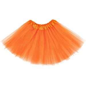 imageTutu for Girls4 Layers Tulle Puffy Skirt Ballet Skirt Princess Dress Up for Toddler KidsOrange