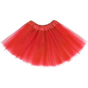 imageTutu for Girls4 Layers Tulle Puffy Skirt Ballet Skirt Princess Dress Up for Toddler KidsRed