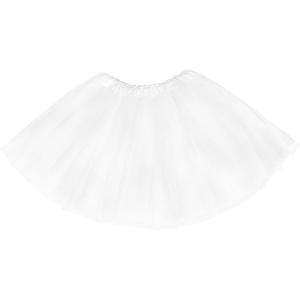 imageTutu for Girls4 Layers Tulle Puffy Skirt Ballet Skirt Princess Dress Up for Toddler KidsWhite