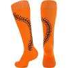 imageAmerican Trends Girls Softball Socks with Stitches 3 Pairs Youth Athletic Socks for Soccer Baseball Softball FootballRose Red  Yellow  Orange