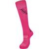 imageAmerican Trends Girls Softball Socks with Stitches 3 Pairs Youth Athletic Socks for Soccer Baseball Softball FootballRose Red