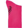 imageAmerican Trends Girls Softball Socks with Stitches 3 Pairs Youth Athletic Socks for Soccer Baseball Softball FootballRose Red