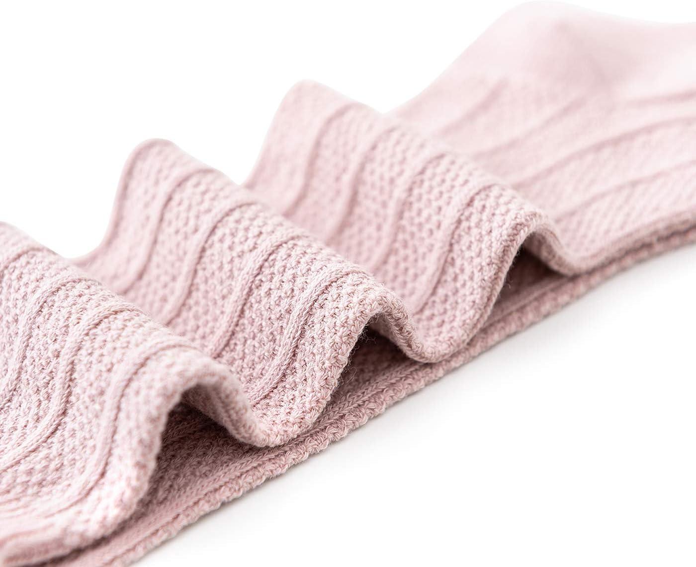 imageAmerican Trends Baby Knee High Socks  Girls ampamp Boys Newborn to Toddlers  Ruffled Tube SocksB 5 Pack Rainbow