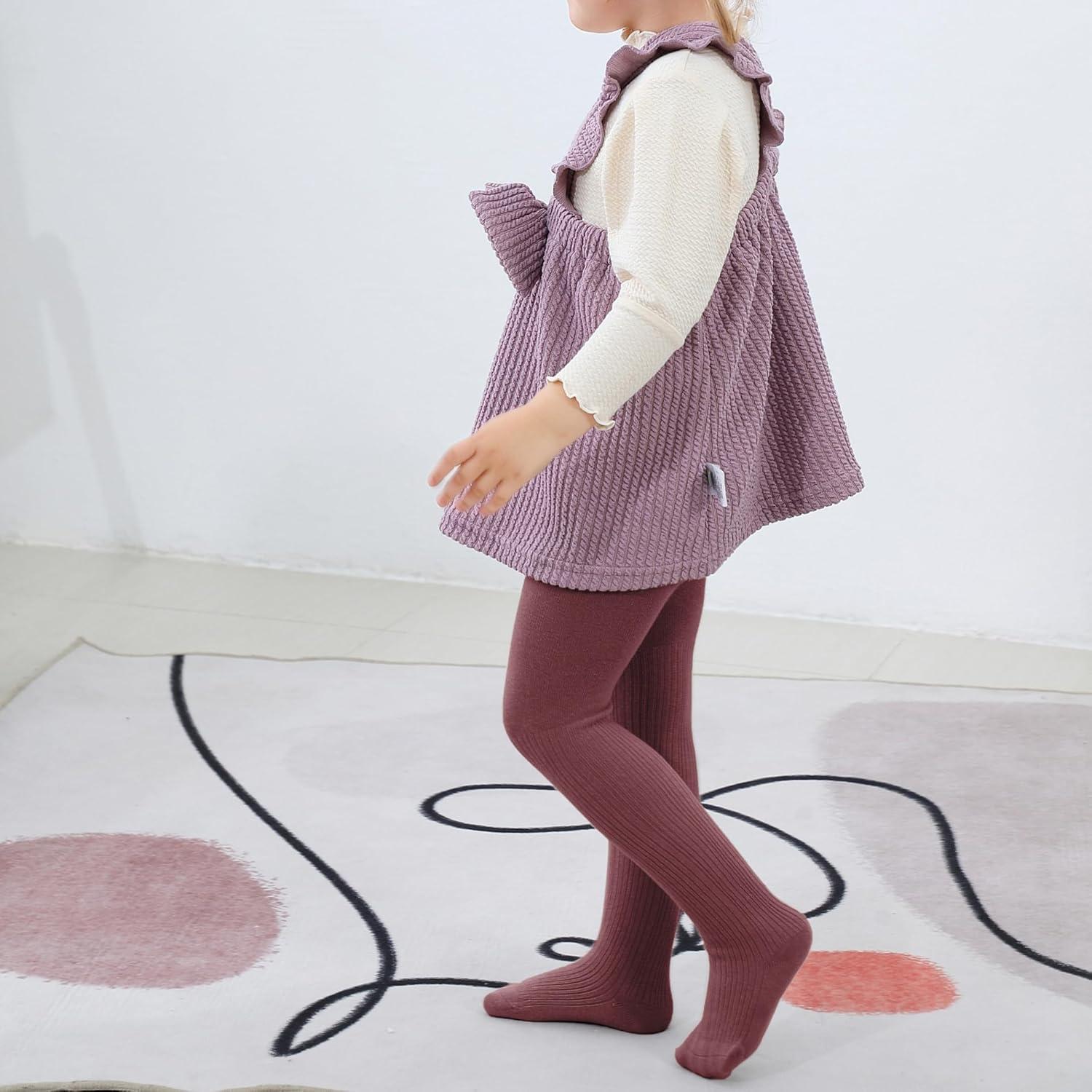 imageAmerican Trends Baby Tights for Girls Cable Knit Cotton Leggings Newborn Pantyhose Soft Seamless Iinfant Stockings1 Pair  Nude