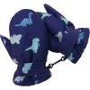 imageAmerican Trends Lined Fleece Toddler Mittens Winter Warm Gloves Child Ski Waterproof Snow Baby Mittens for Boys GirlsBlue Dinosaur