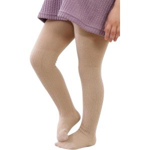imageAmerican Trends Baby Tights for Girls Cable Knit Cotton Leggings Newborn Pantyhose Soft Seamless Iinfant Stockings1 Pair  Nude