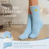 imageAmerican Trends Coral Fleece Cloud Fuzzy Socks UltraSoft Warm Sleep Socks Cozy Unisex SelfCare Gifts Boo Basket StuffersBlue