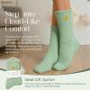 imageAmerican Trends Coral Fleece Cloud Fuzzy Socks UltraSoft Warm Sleep Socks Cozy Unisex SelfCare Gifts Boo Basket StuffersGreen