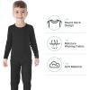 imageThermal Underwear for Kids Toddler Winter Base Layer Long Johns Sets for Girls BoysB Light Purple