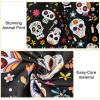imageHawaiian Shirt for Men Button Down Short Sleeve Casual Beach Shirt Summer Wear Stylish Tropical Print ShirtsSugar Skull