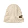 imageSatin Lined Beanie WomenWinter Hats for Women Silk Lined Beanie Cute Warm Knit Cuffed Hat Snow Ski CapBeige