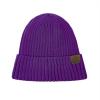 imageSatin Lined Beanie WomenWinter Hats for Women Silk Lined Beanie Cute Warm Knit Cuffed Hat Snow Ski CapPurple