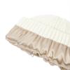 imageSatin Lined Beanie WomenWinter Hats for Women Silk Lined Beanie Cute Warm Knit Cuffed Hat Snow Ski CapWhite
