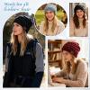 imageSatin Lined Beanie WomenWinter Hats for Women Silk Lined Slouchy Cute Beanie for Winter Warm Knit Ski HatMix Light Grey