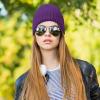 imageUnisex Satin Lined Beanie Warm Winter Hat Silk Lined Beanie for Women Men Knit Slouchy HatPurple