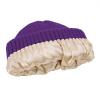 imageUnisex Satin Lined Beanie Warm Winter Hat Silk Lined Beanie for Women Men Knit Slouchy HatPurple