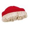 imageUnisex Satin Lined Beanie Warm Winter Hat Silk Lined Beanie for Women Men Knit Slouchy HatRed