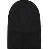 imageUnisex Satin ampamp Silk Lined Slouchy Warm Winter Hat  Knit Satin Lined Beanie for Women ampamp MenA Black