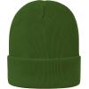 imageUnisex Satin ampamp Silk Lined Slouchy Warm Winter Hat  Knit Satin Lined Beanie for Women ampamp MenGreen