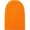 imageUnisex Satin ampamp Silk Lined Slouchy Warm Winter Hat  Knit Satin Lined Beanie for Women ampamp MenOrange