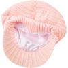 imageWomens Satin Lined Beanie Slouchy Winter Knit Hat Newsboy Hat with Brim Silk Lined BeanieLight Pink