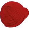imageWomens Satin Lined Beanie Slouchy Winter Knit Hat Newsboy Hat with Brim Silk Lined BeanieRed