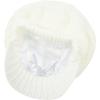 imageWomens Satin Lined Beanie Slouchy Winter Knit Hat Newsboy Hat with Brim Silk Lined BeanieWhite