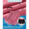image:imageAmerican Trends Mens Swim Trunks with Compression Liner Quick Dry Swimsuit 5 Mens Board ShortsPink Shark
