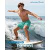 image:imageAmerican Trends Mens Swim Trunks with Compression Liner Quick Dry Swimsuit 5 Mens Board ShortsTeal Anchor