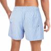 image:imageAmerican Trends Mens Swimsuits Mens Swim Trunks with Compression Liner Summer Beachwear Bathing Suit for Men5 Blue Vertical Stripe
