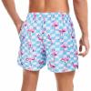 image:imageAmerican Trends Mens Swimsuits Mens Swim Trunks with Compression Liner Summer Beachwear Bathing Suit for Men5 Flamingo