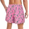 image:imageAmerican Trends Mens Swimsuits Mens Swim Trunks with Compression Liner Summer Beachwear Bathing Suit for Men5 Pink Pineapple